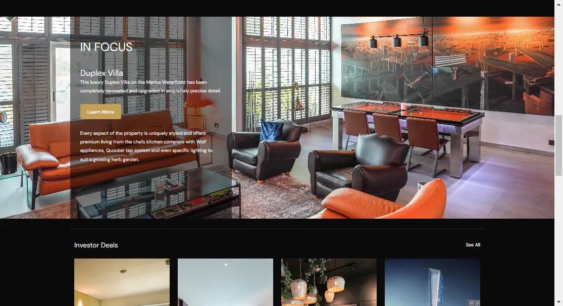 Indus premium properties, a private listings portal screen 3
