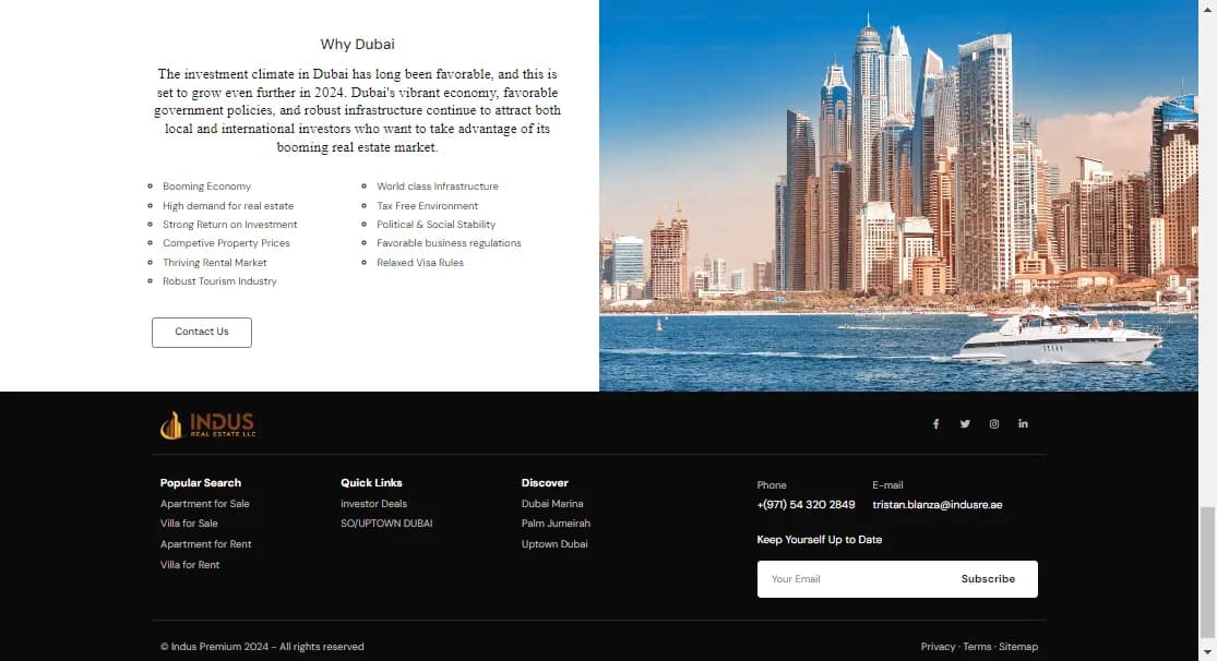 Indus premium properties, a private listings portal screen 5