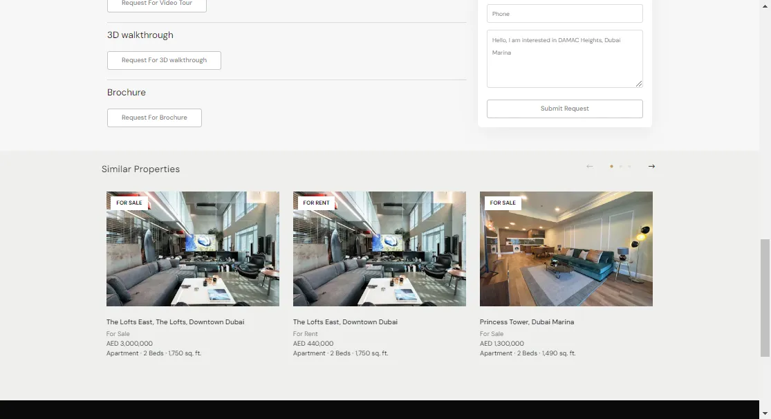 Indus premium properties, a private listings portal screen 10