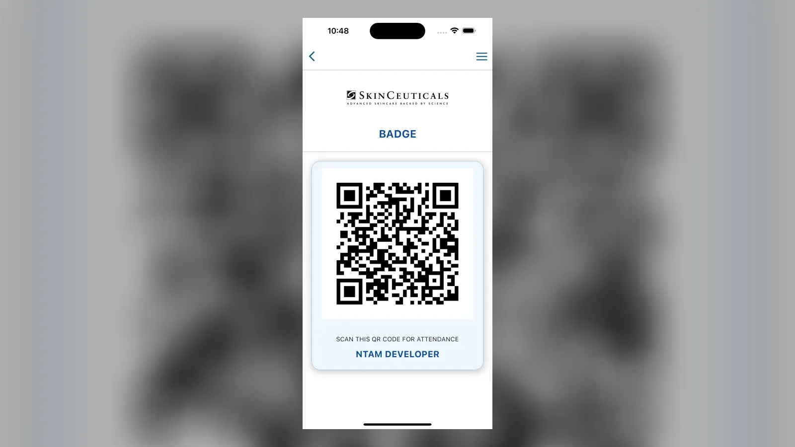 L'Oréal's event app for Android and iOS screen 3